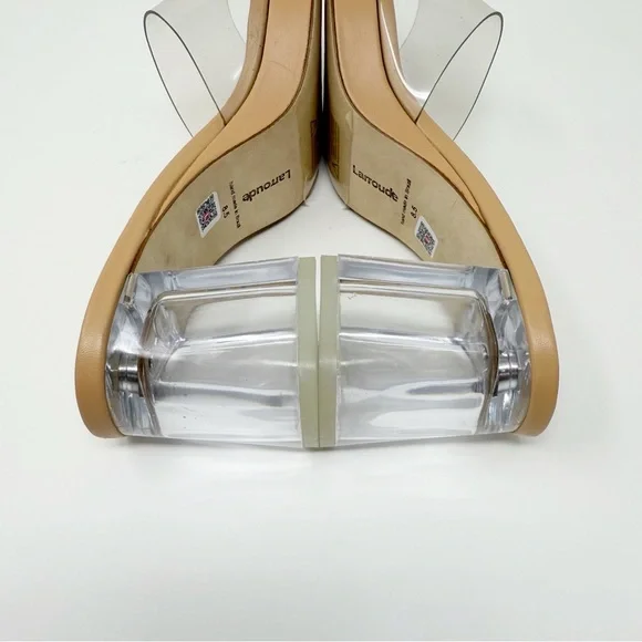 New Larroude Jenn Lucite Sandal Sz US 8.5 - Picture 10 of 15
